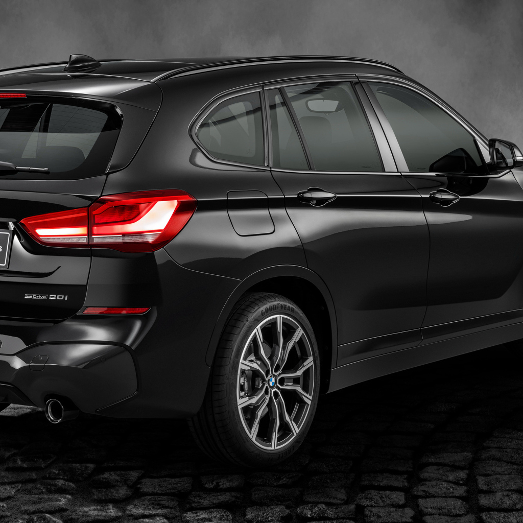 Автомобиль BMW X1 SDrive20i M Sport 25 Anos 2020 года вид сзади
