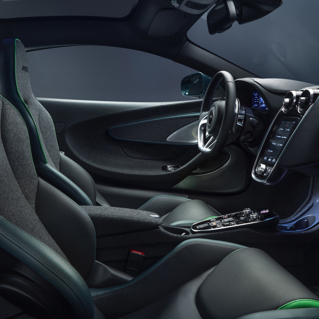 Салон автомобиля McLaren GT Verdant Theme By MSO 2020 года