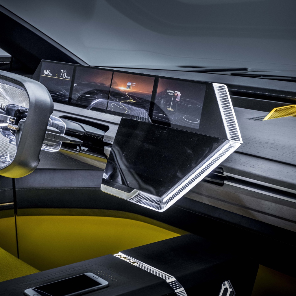 Салон автомобиля Renault Morphoz 2020 года