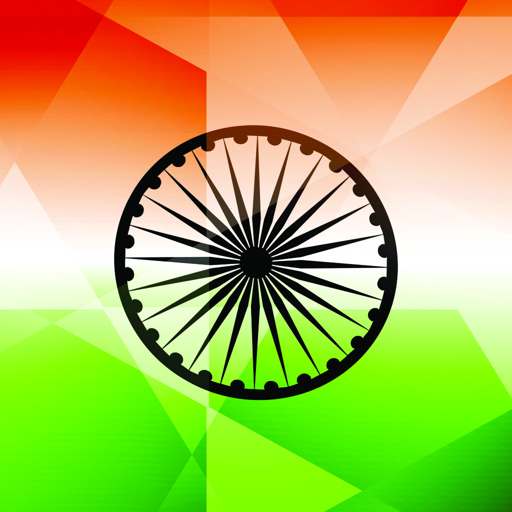 Флаг Индии, векторная графика