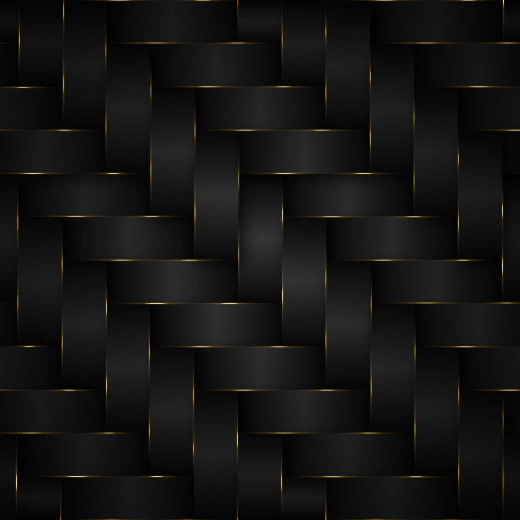 Черный фон с рисунком колосок