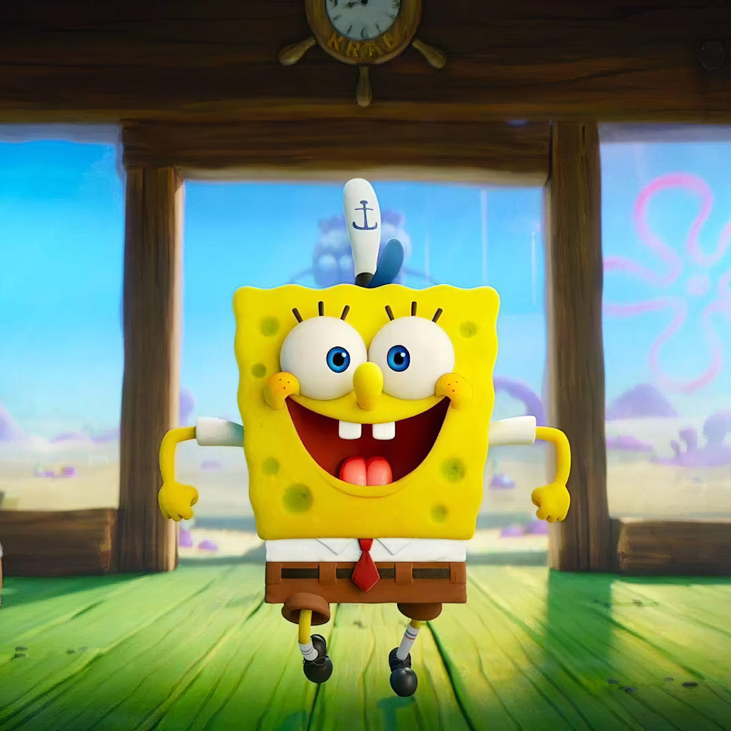 Character of the new cartoon SpongeBob on the run, 2020