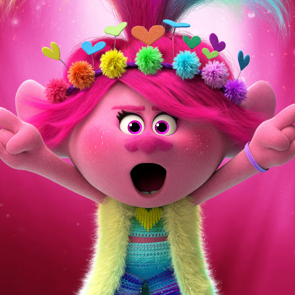 Розочка - персонаж мультфильма Тролли: Мировой тур, 2020