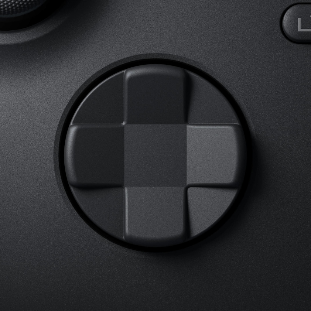 Черный Xbox Series X контроллер крупным планом