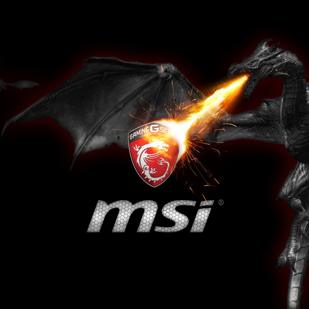 Дракон логотип MSI G Series MSI Gaming
