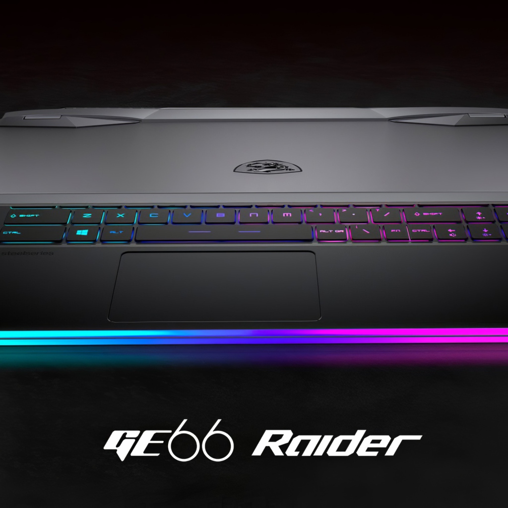Новый тонкий игровой ноутбук MSI GE66 Raider, 2020