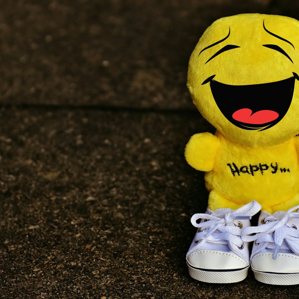 Игрушка смайлик в кедах 
