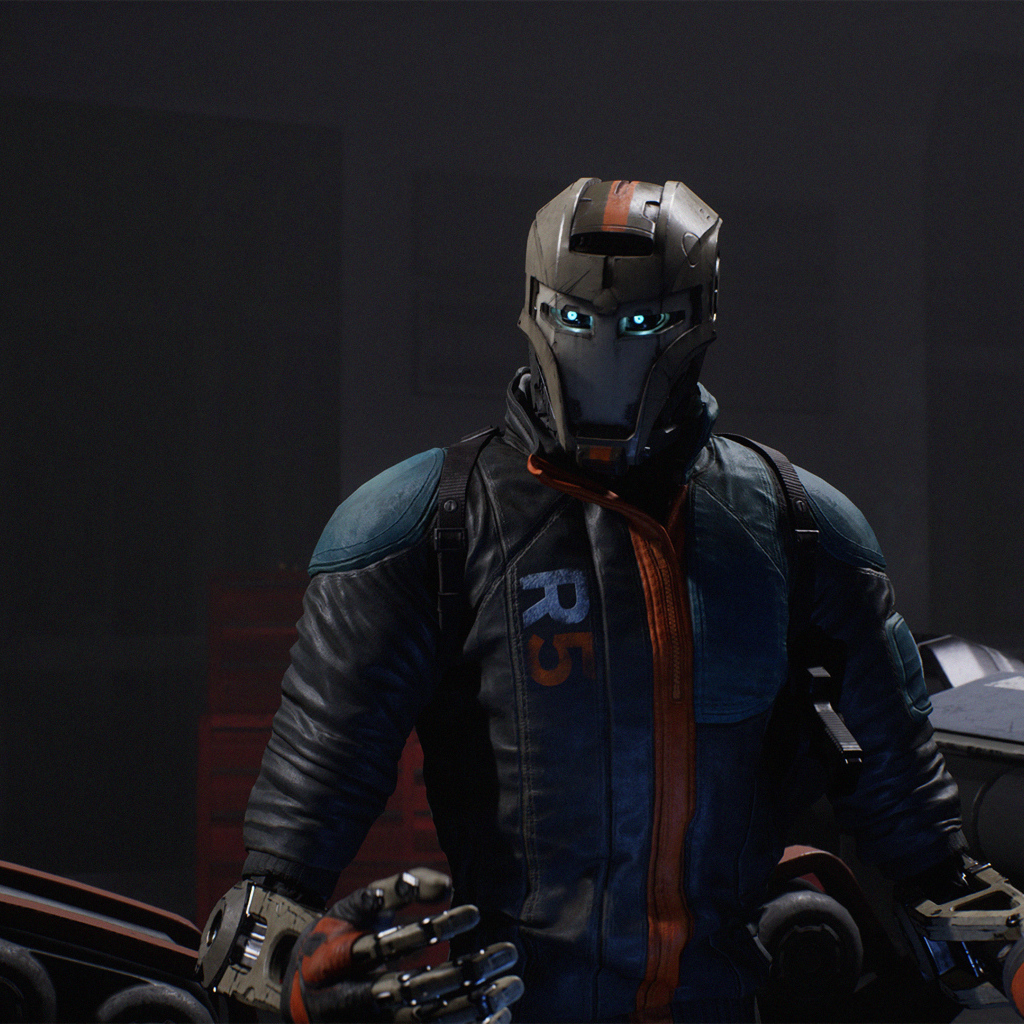 Киборг из компьютерной игры Disintegration, 2020