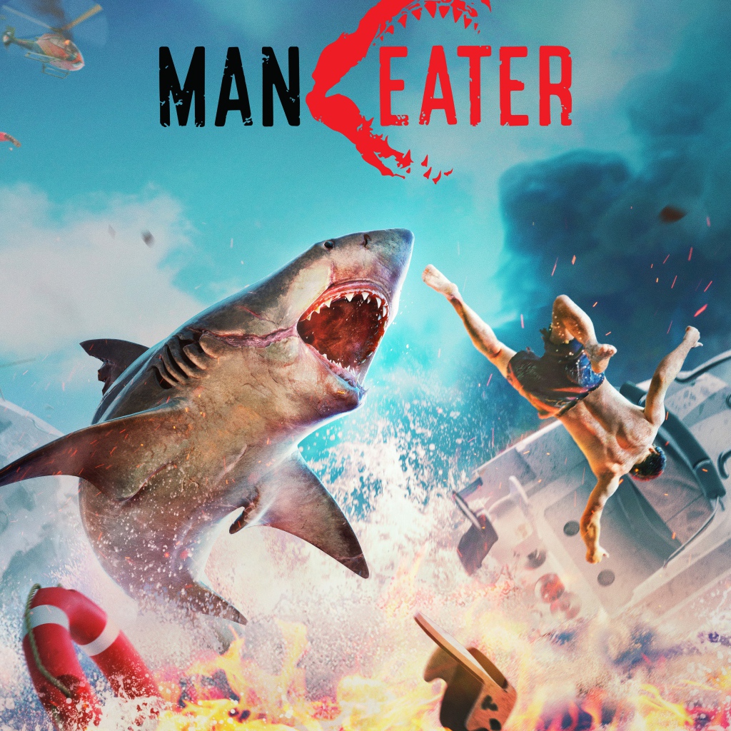 Постер видеоигры Maneater, 2020