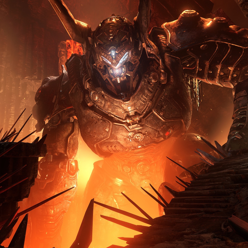 Робот из компьютерной игры Doom Eternal, 2020