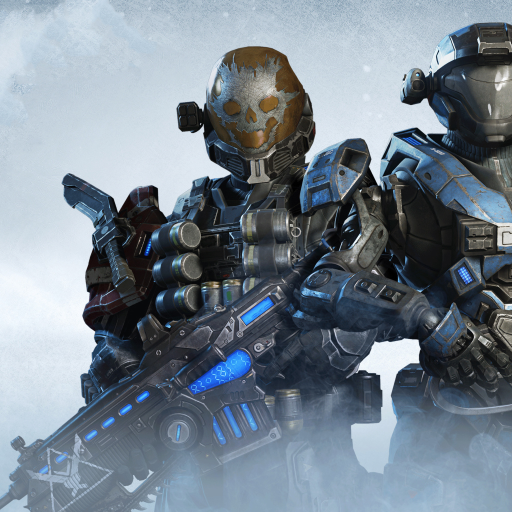 Солдаты из компьютерной игры Gears 5