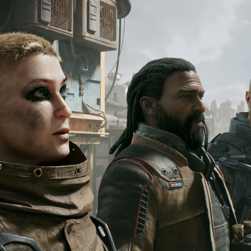 Солдаты из компьютерной игры Outriders