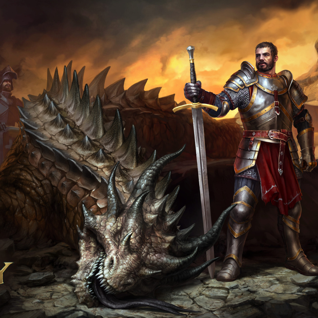 Воин с драконом компьютерная игра King’s Bounty II