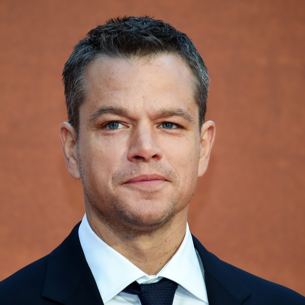 Красивый стильный мужчина, актер Мэтт Деймон