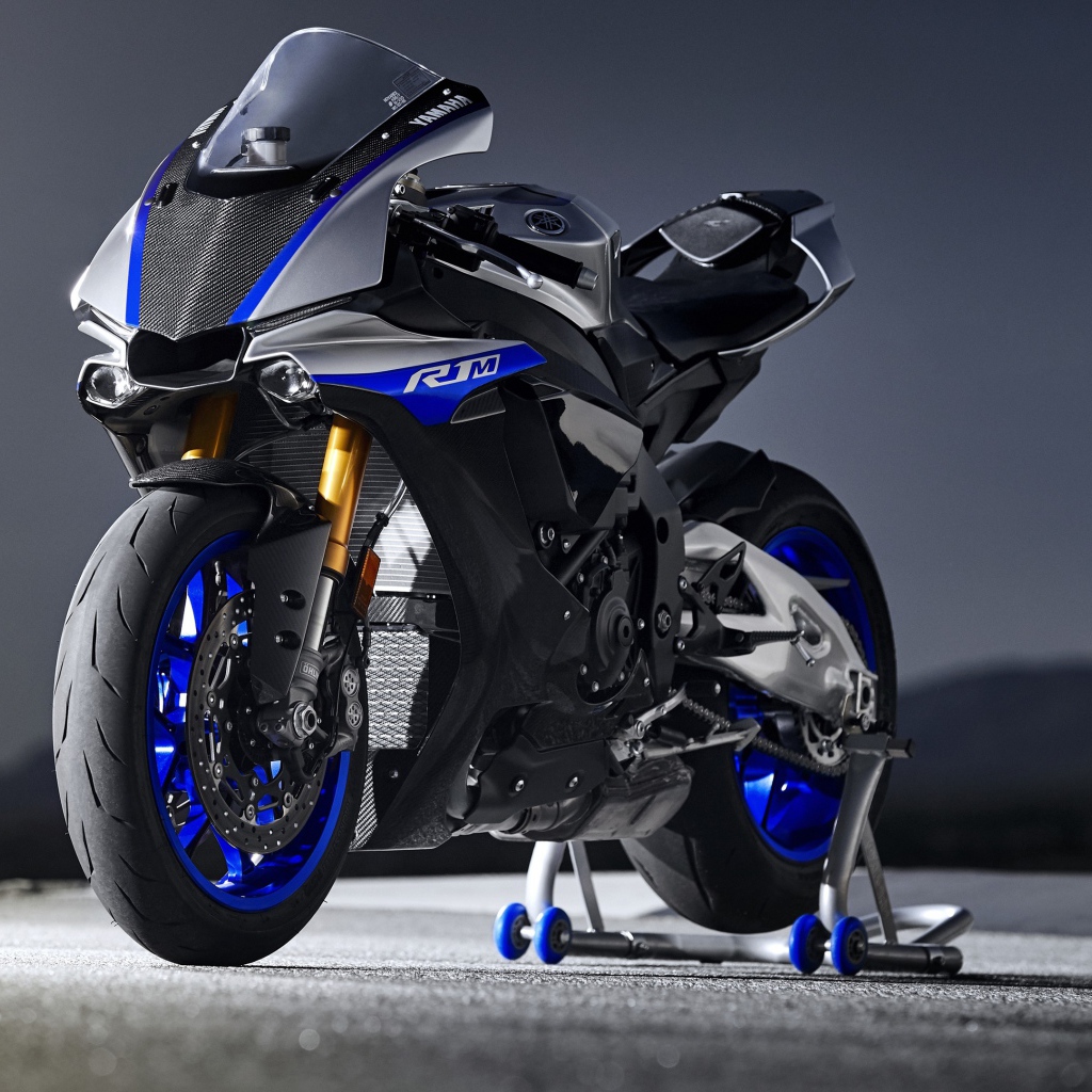 Yamaha R1 motorcycle on the highway