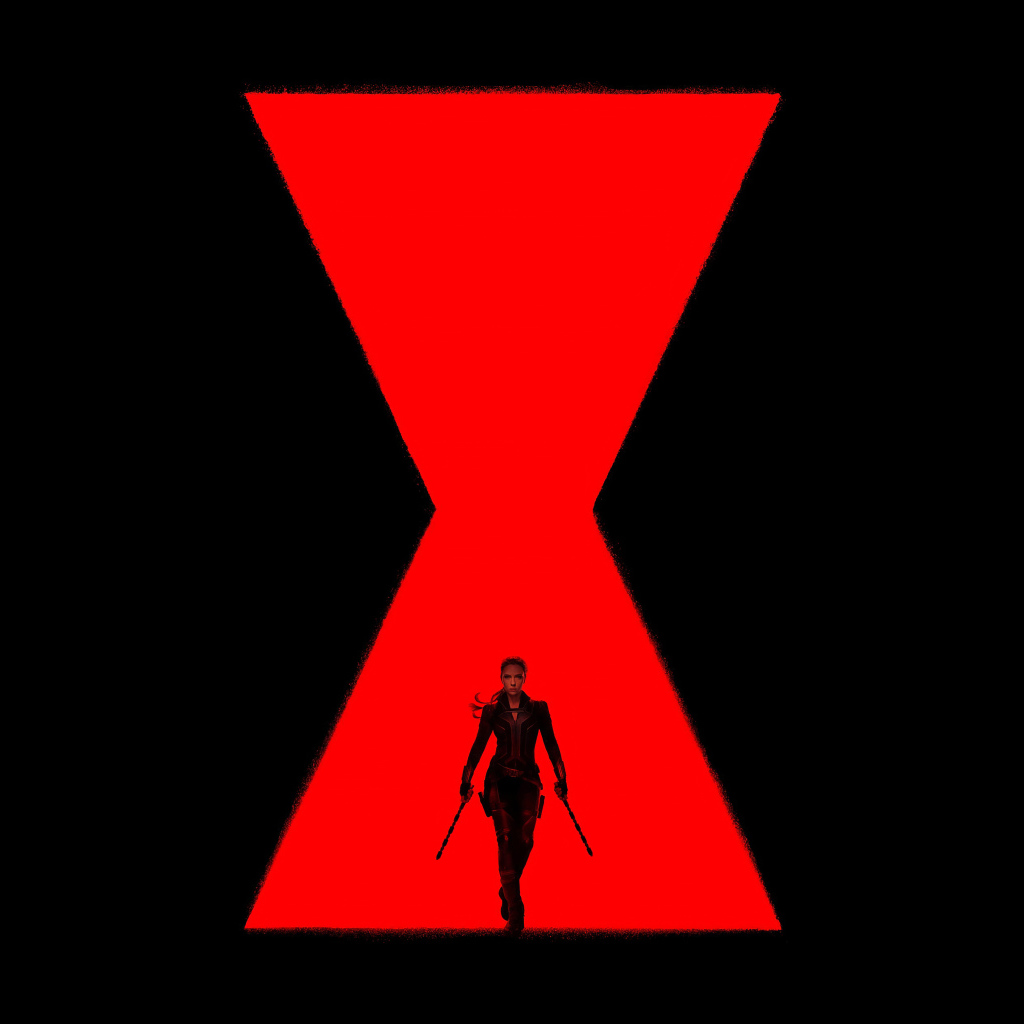 Постер фильма Чёрная вдова на черном фоне, 2020