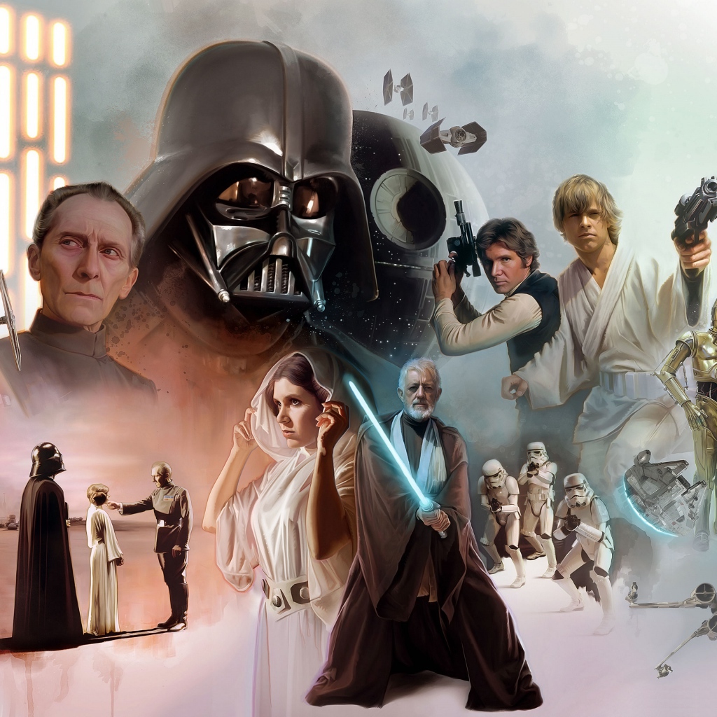 Characters in the popular Star Wars movie