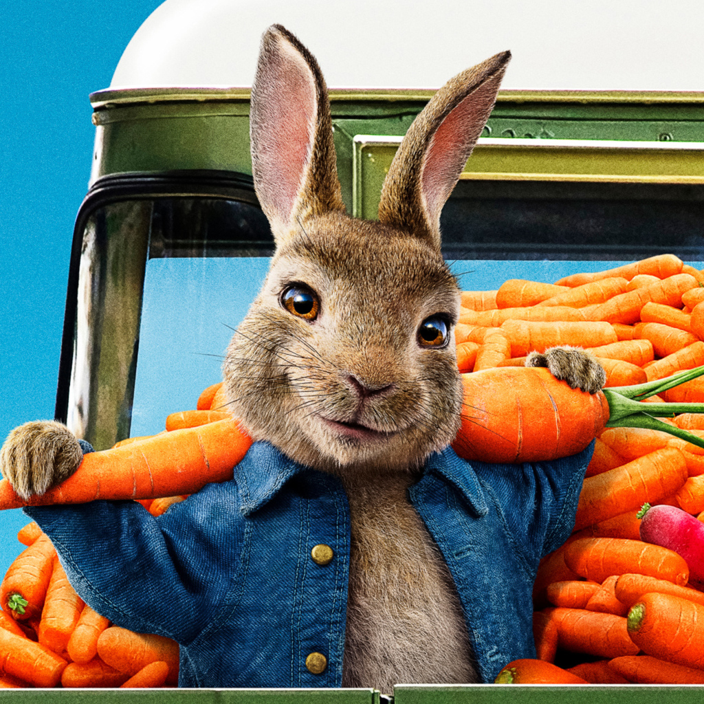 Poster of the new film Peter Rabbit 2, 2020