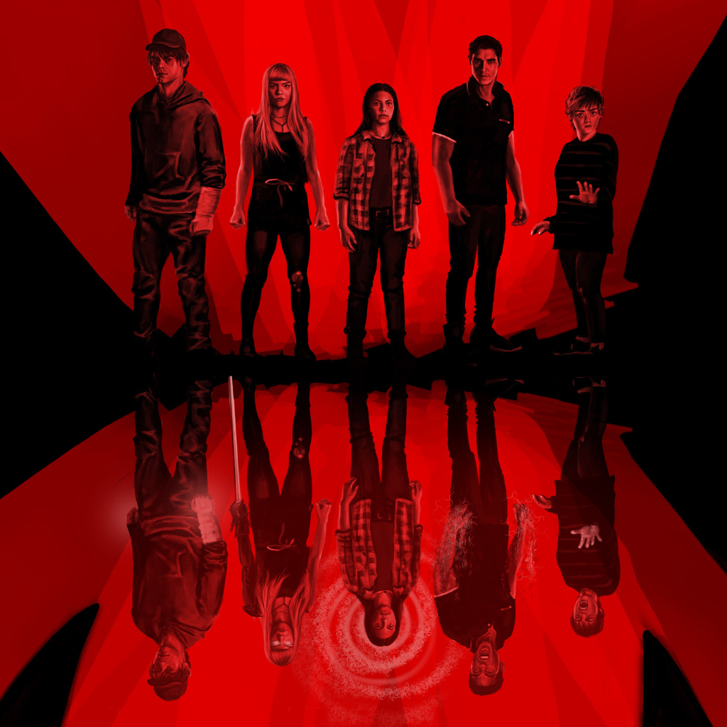 Постер с главными героями фильма Новые мутанты, 2020