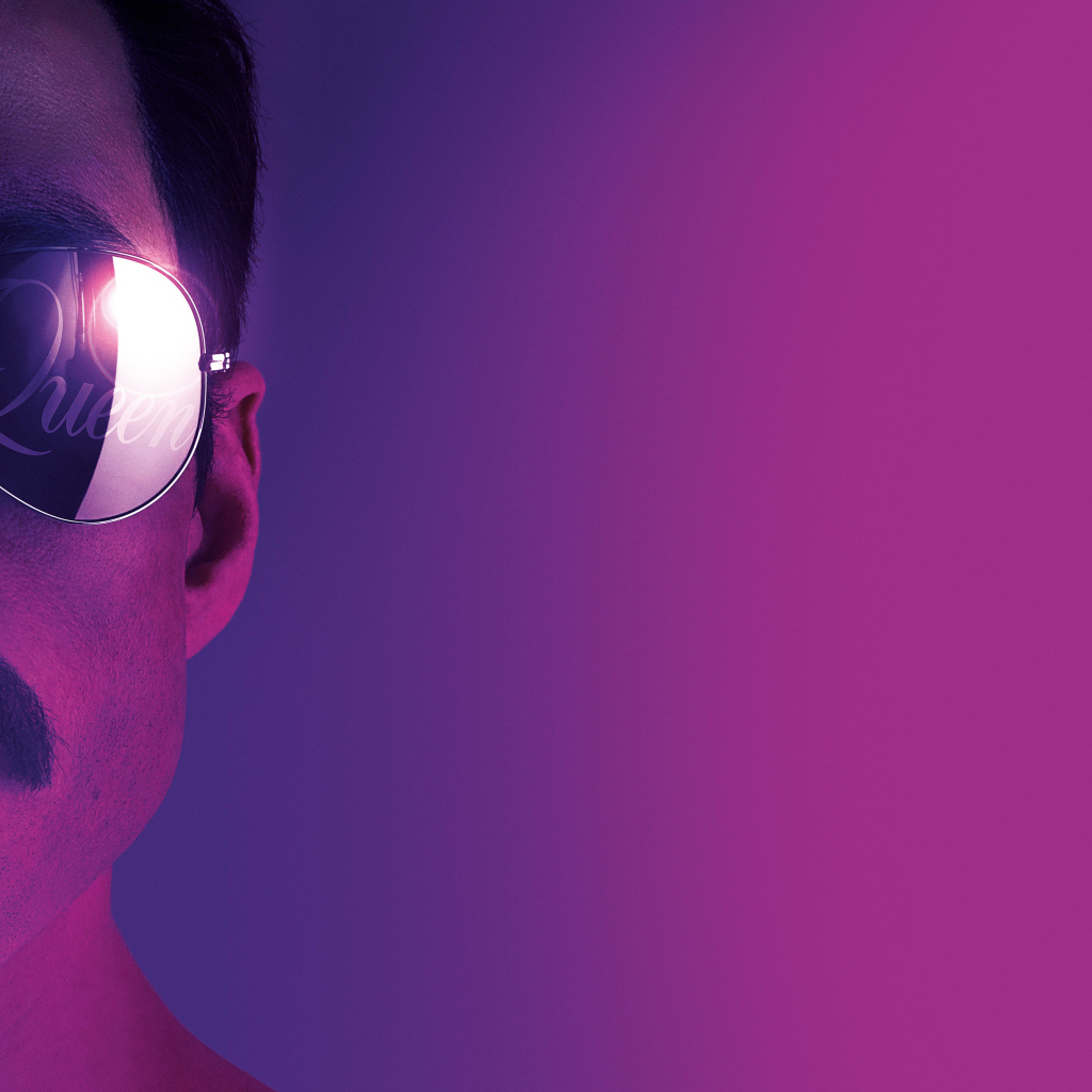 Легендарный певец Фредди Меркьюри на розовом фоне