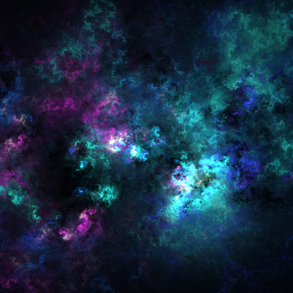 Разноцветный абстрактный космос