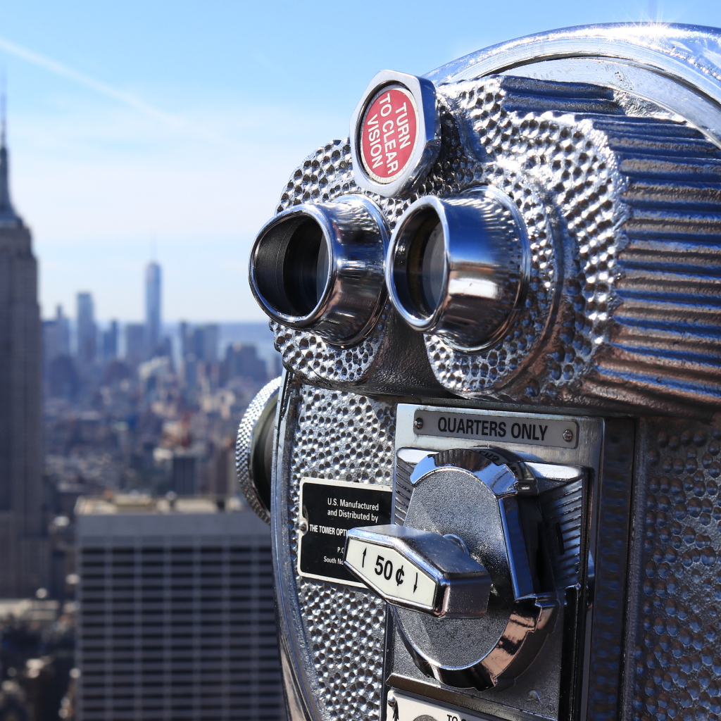 Бинокль для просмотра достопримечательностей 