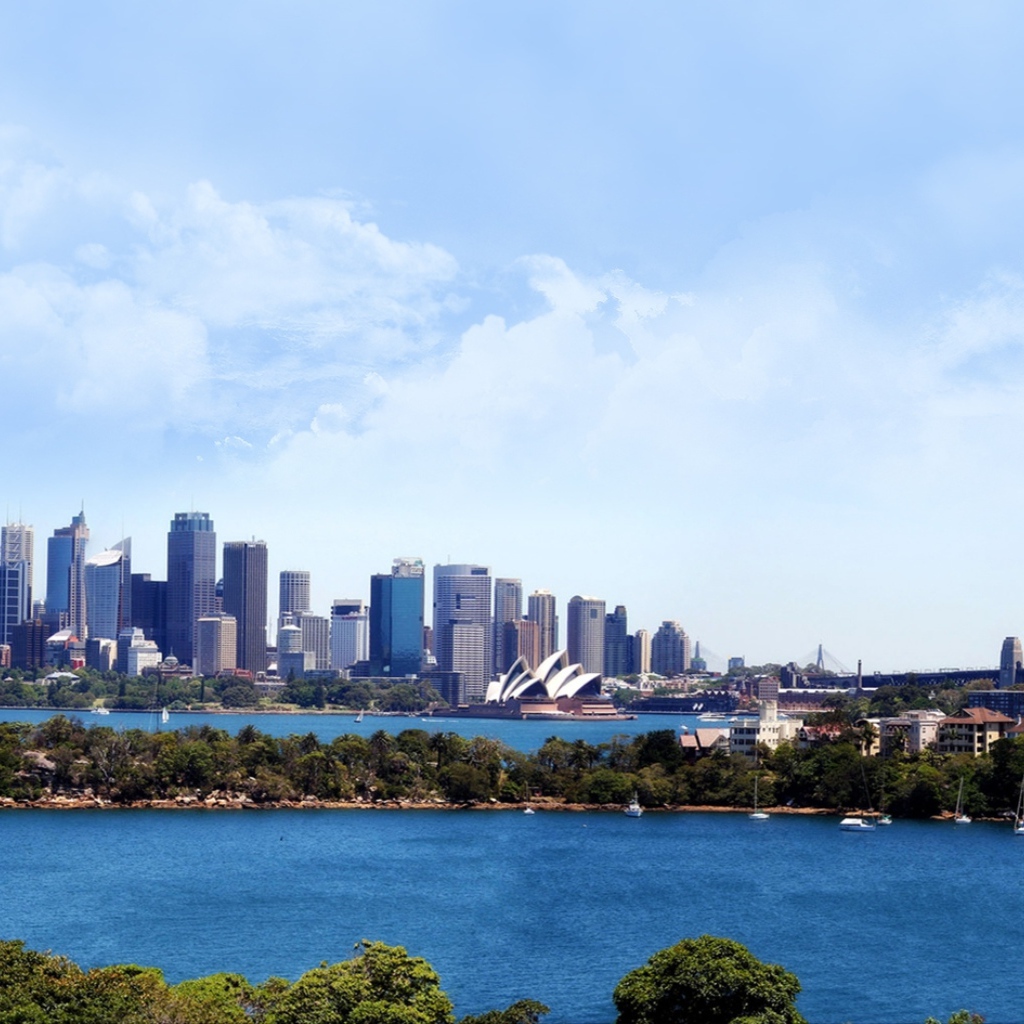 Вид на город Сидней, Австралия