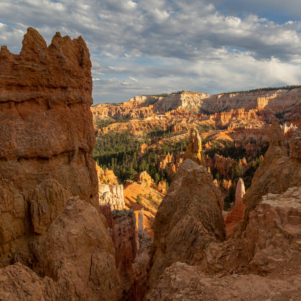 Вид на живописный Брайс-Каньон, США