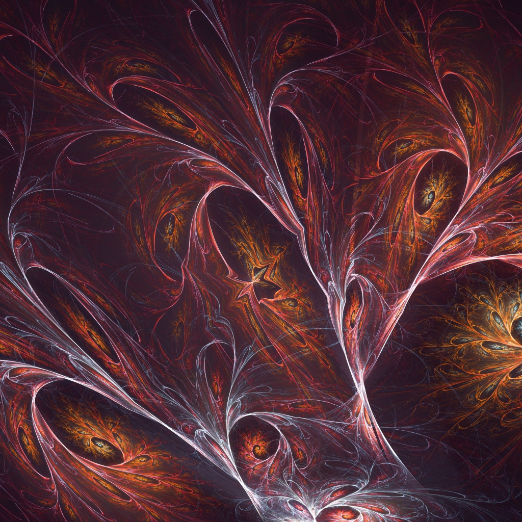 Красивый размытый узор с неоном 