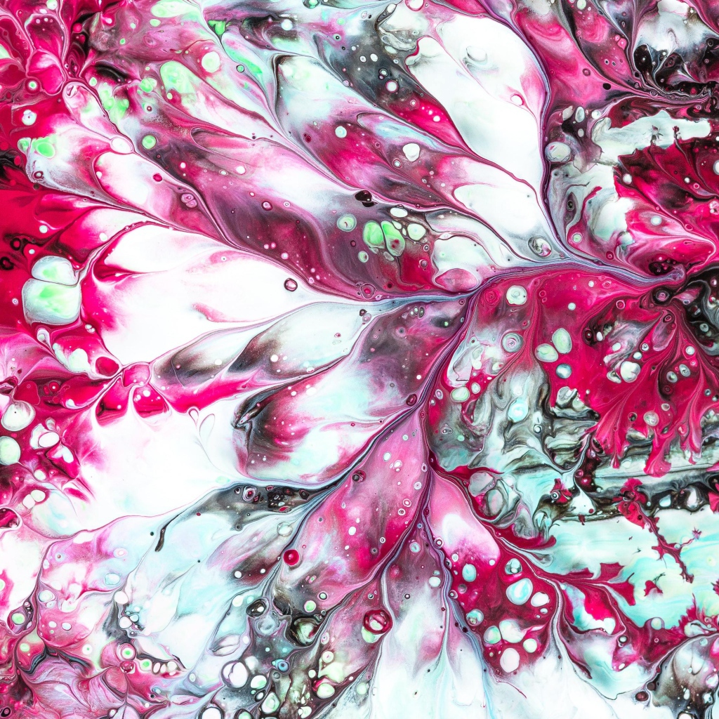 Красивый разноцветный узор абстракция