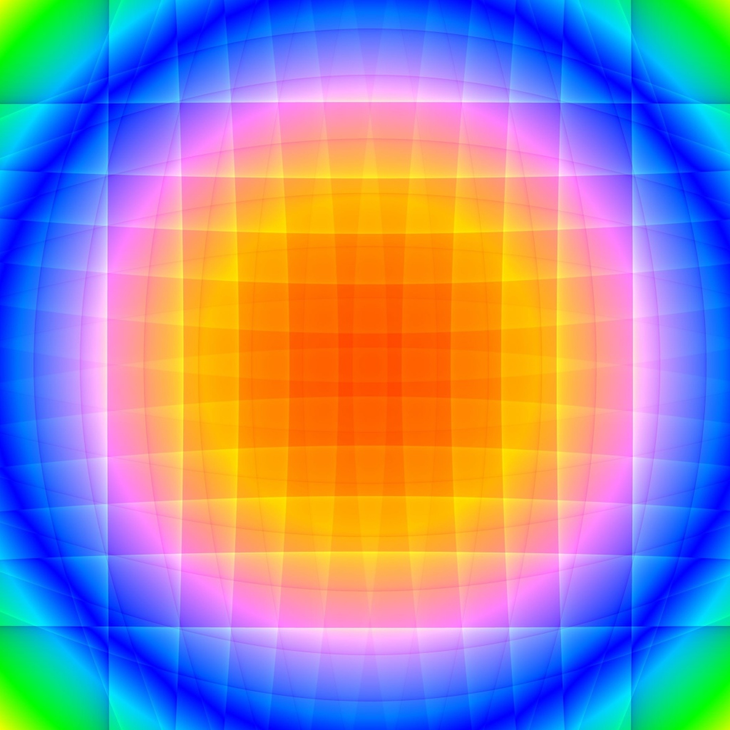 Красивый радужный круг 