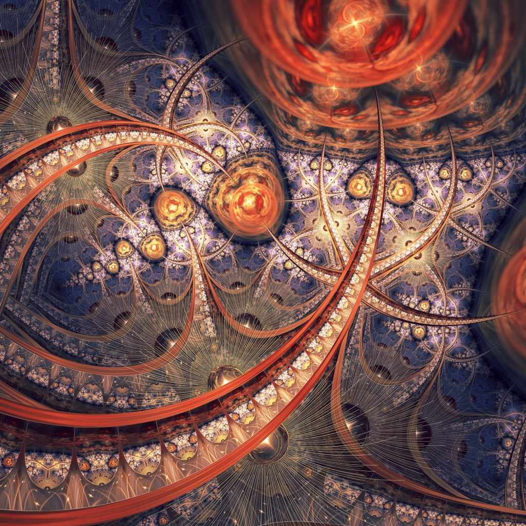 Красивый необычный абстрактный узор