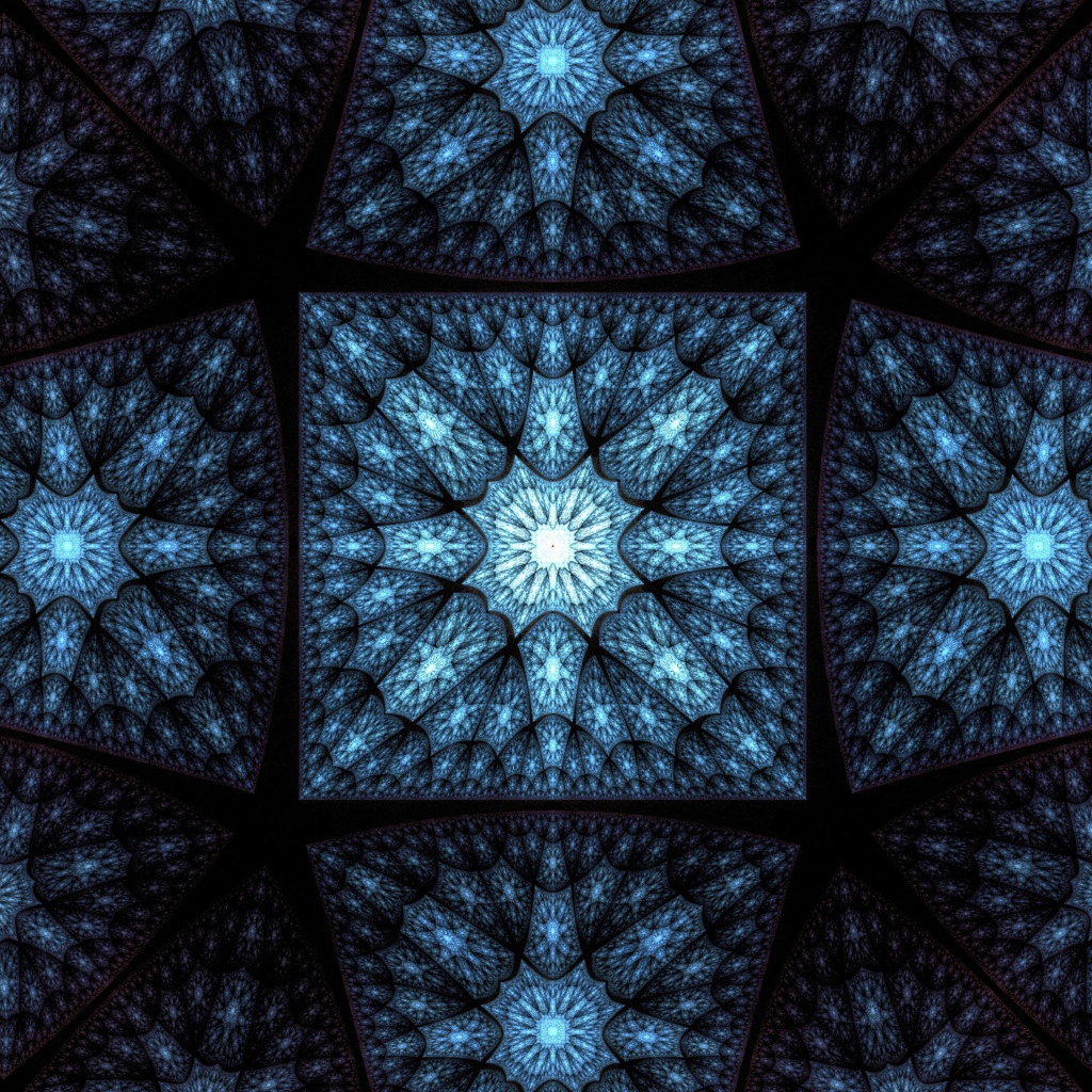 Синий градиентный рисунок 