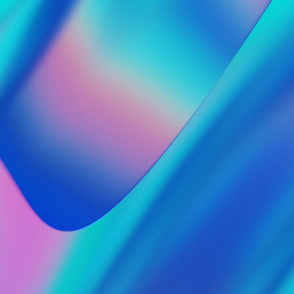 Голубые с розовым абстрактные волны