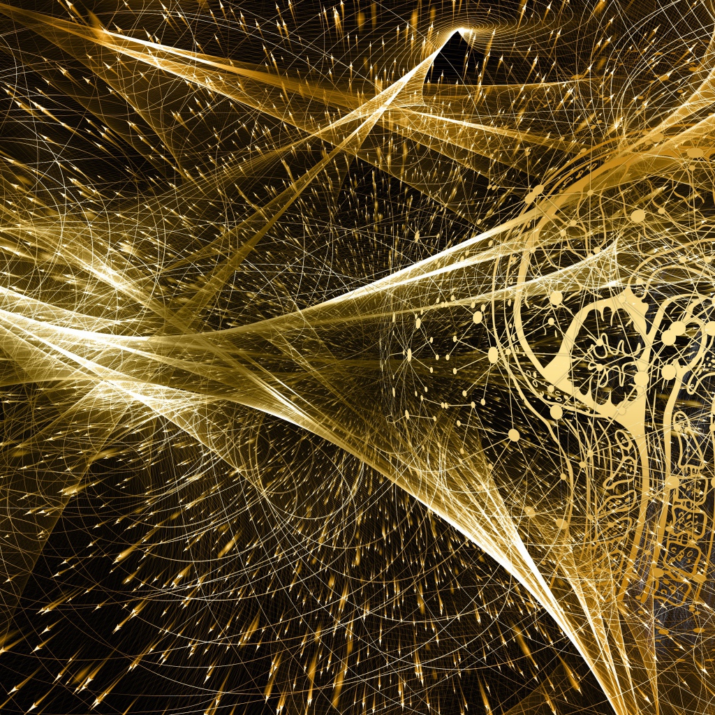 Лицо человека разрушается на волны