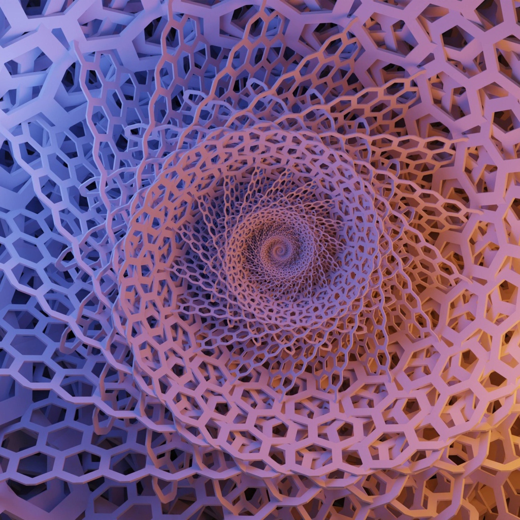 Железная абстрактная спираль 