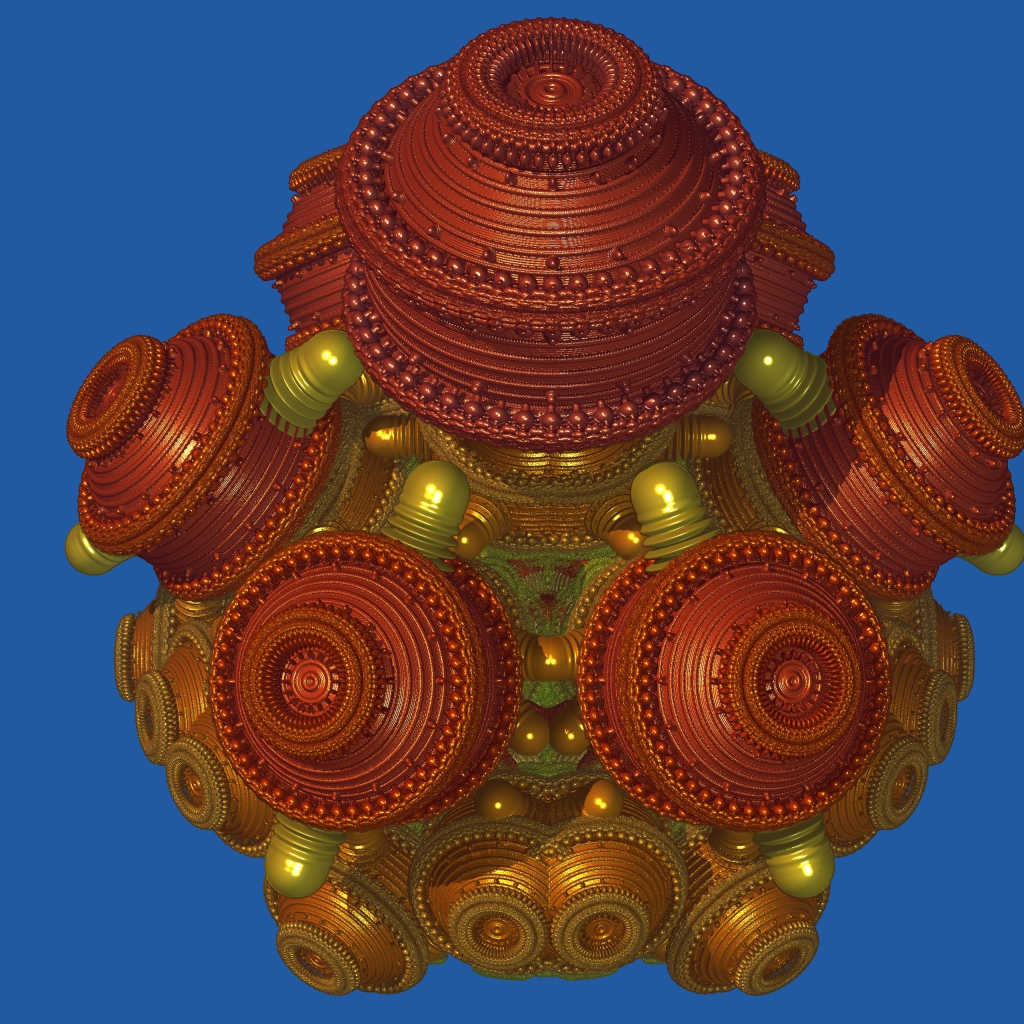 Необычный цифровой дизайн на голубом фоне