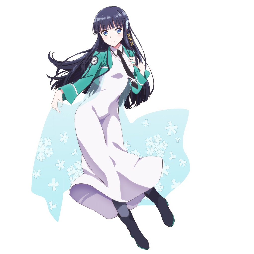 Красивая девушка Shiba Miyuki персонаж аниме  The Honor Student at Magic High School