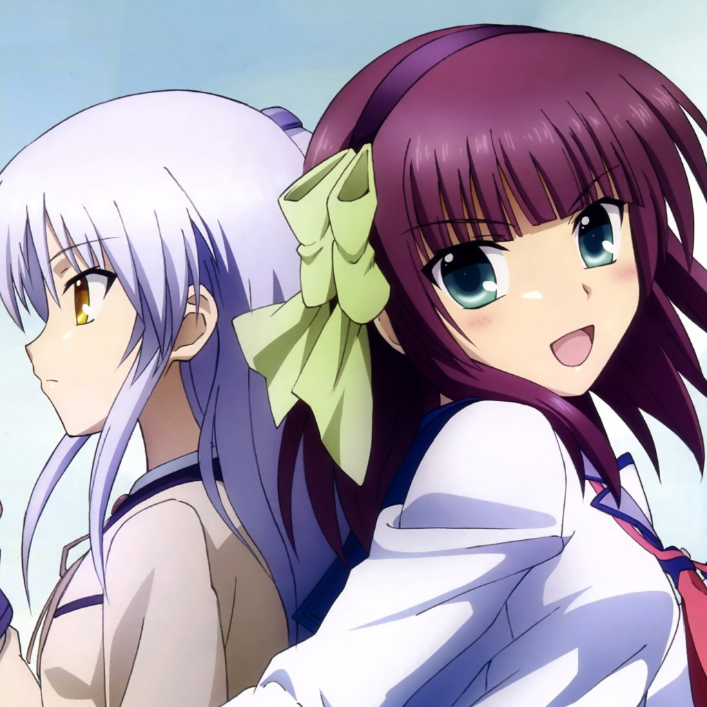 Две девушки аниме Angel Beats! Yusa