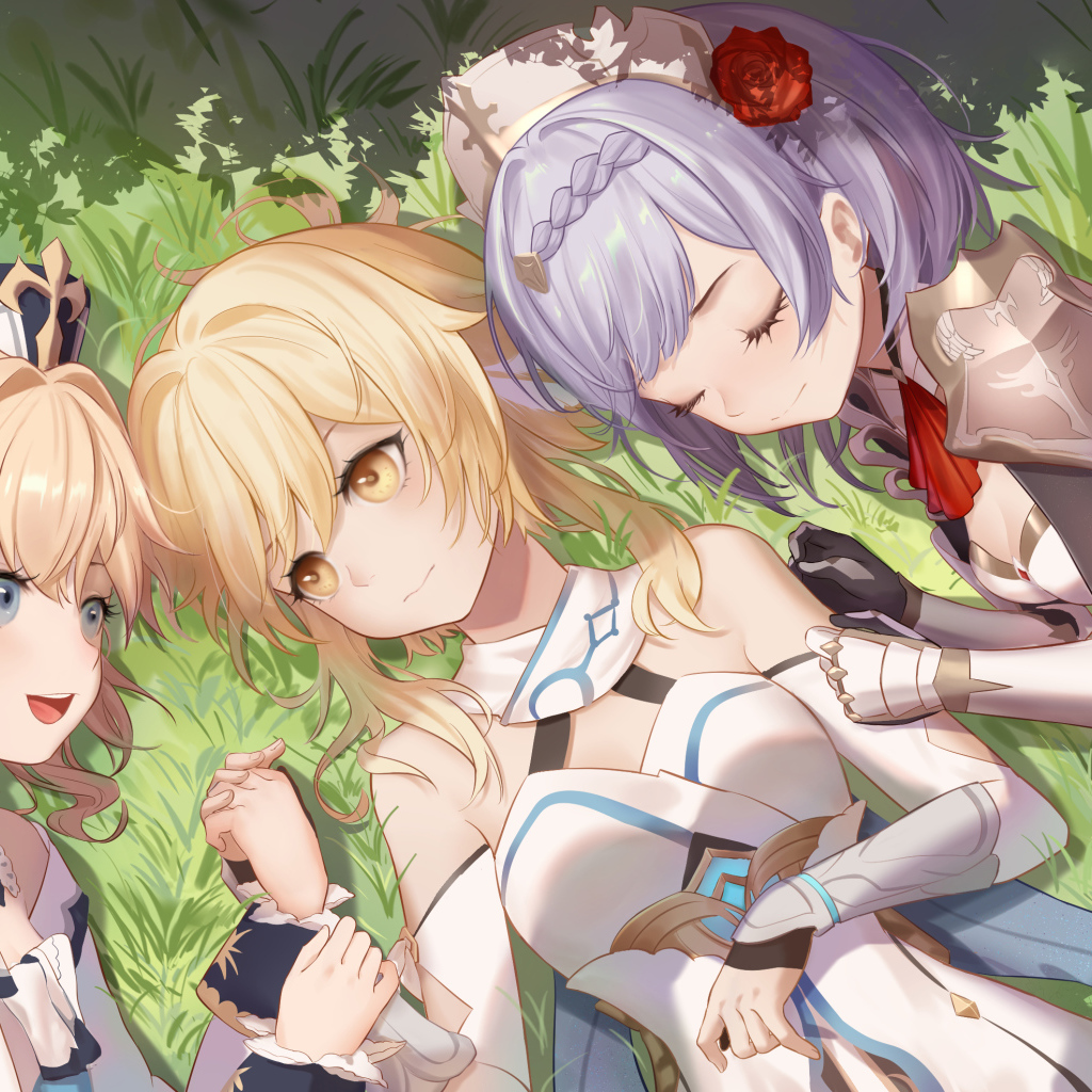 Молодые девушки аниме Genshin Impact