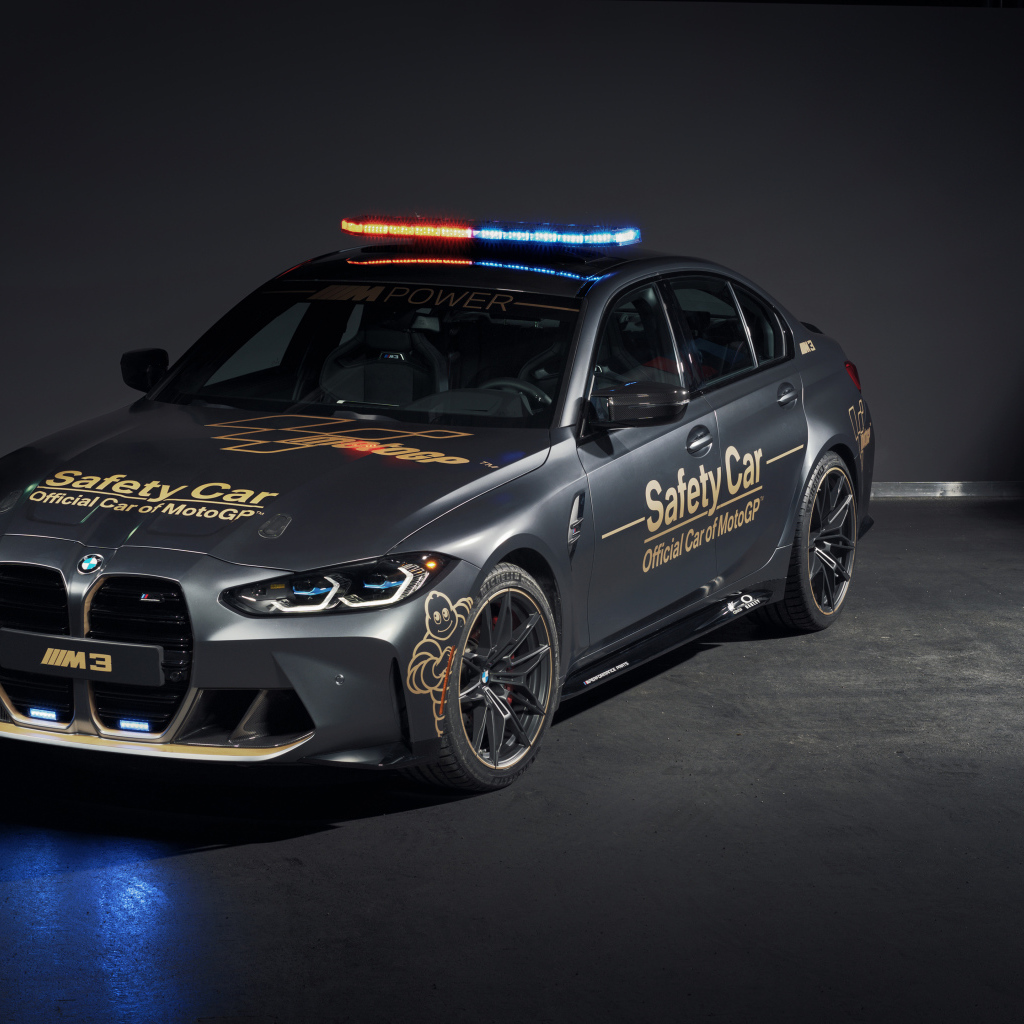 Автомобиль BMW M3 Competition MotoGP Safety Car 2021 года