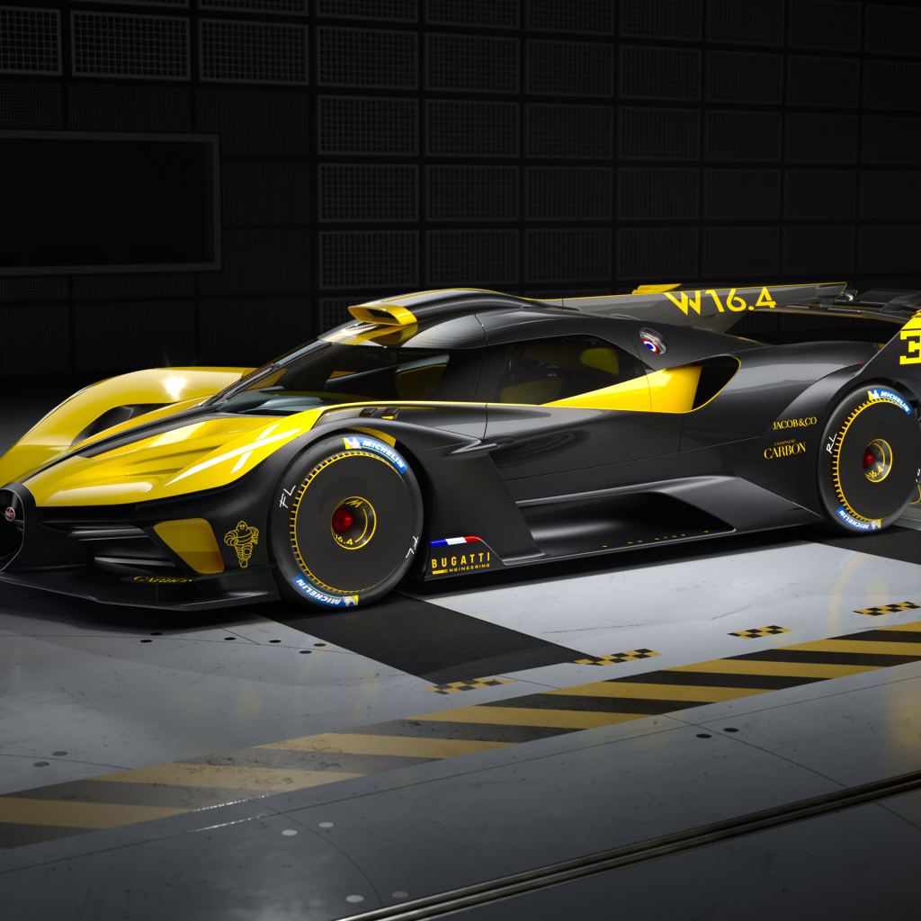 Гоночный автомобиль Bugatti Bolide 2022 года