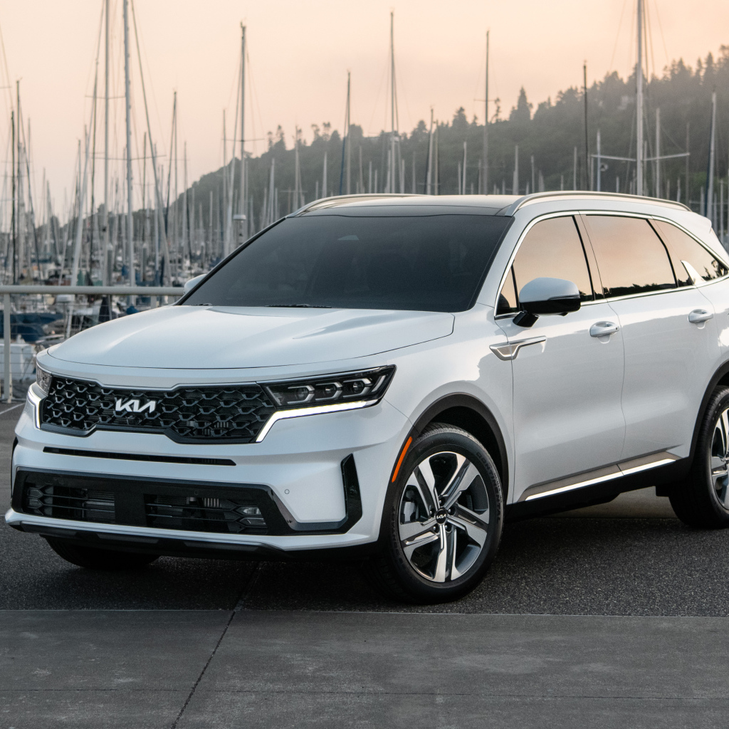 Автомобиль Kia Sorento PHEV, 2022 года в порту