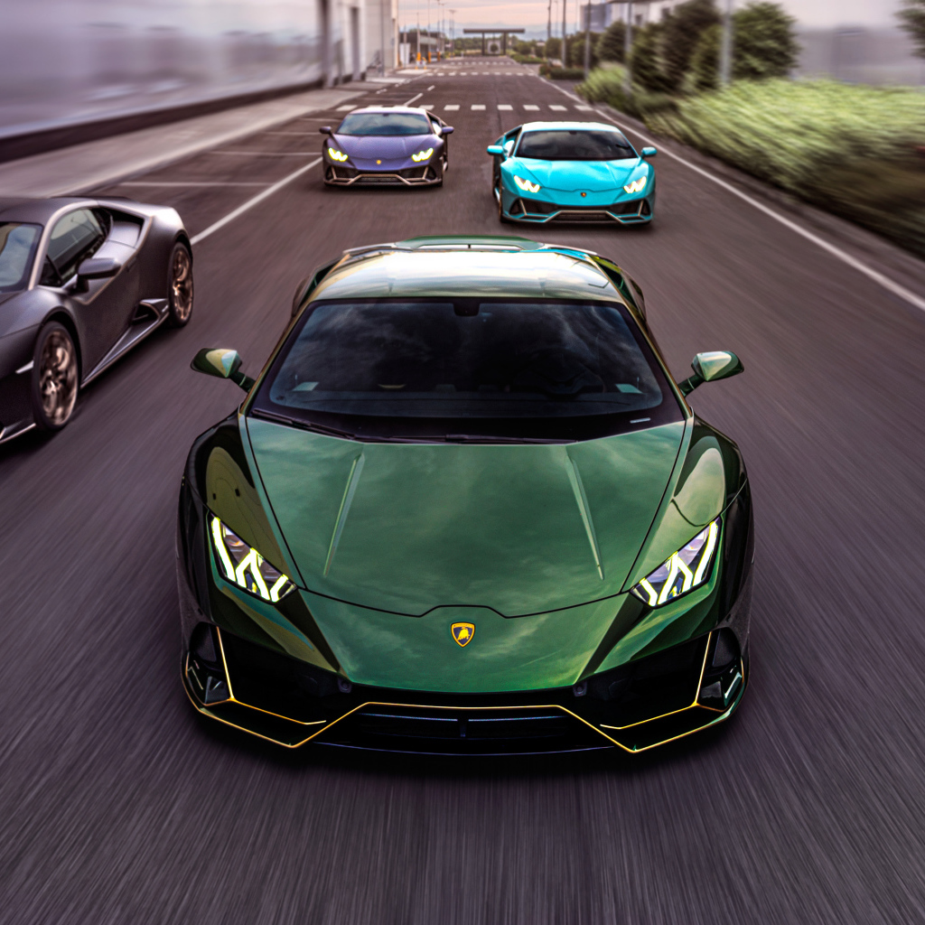 Быстрые автомобили Lamborghini Huracán, 2021 года