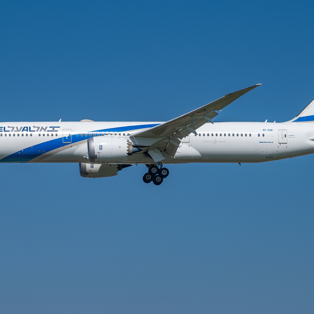 Пассажирский Boeing 787-9 авиакомпании El Al