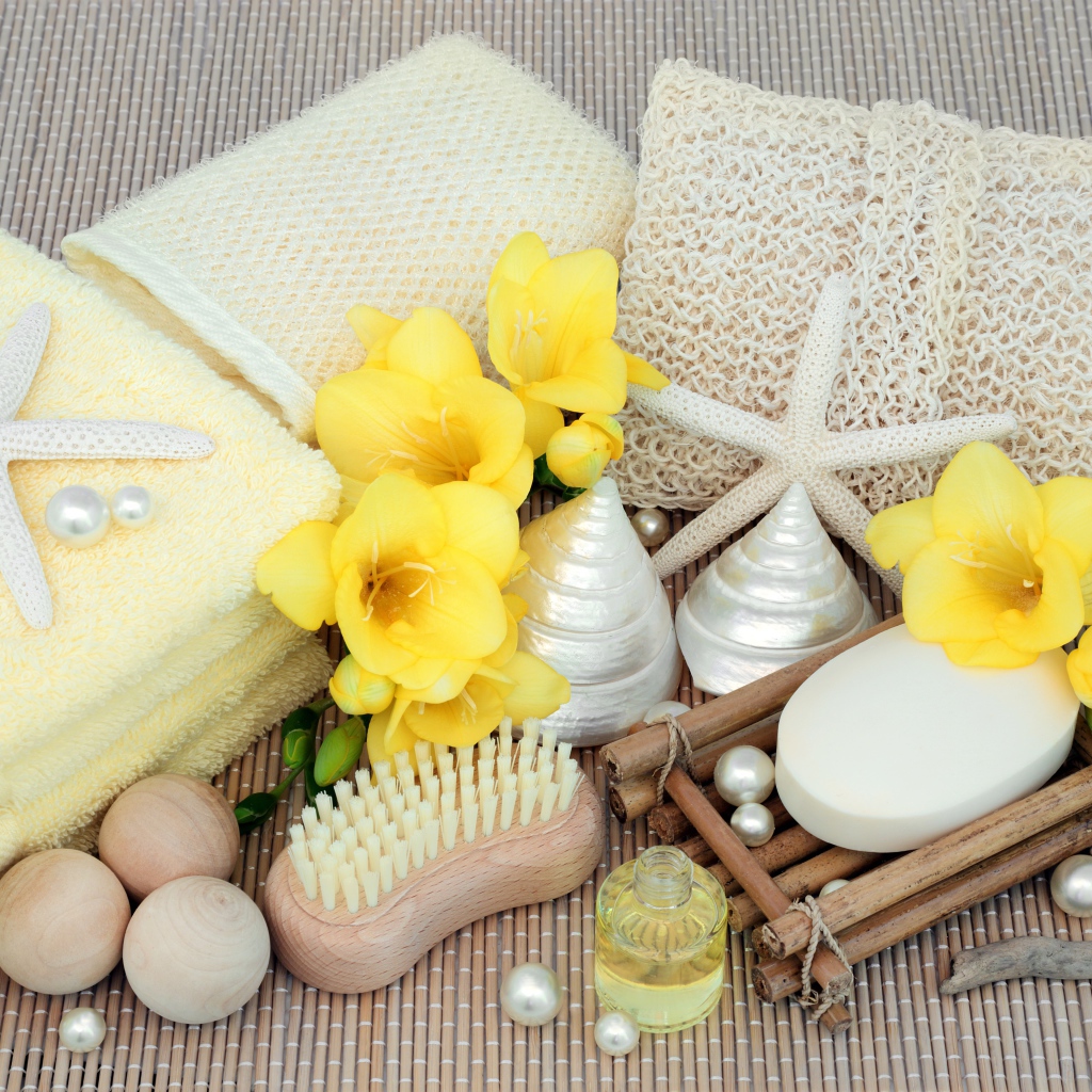 Большой набор средств для СПА процедур