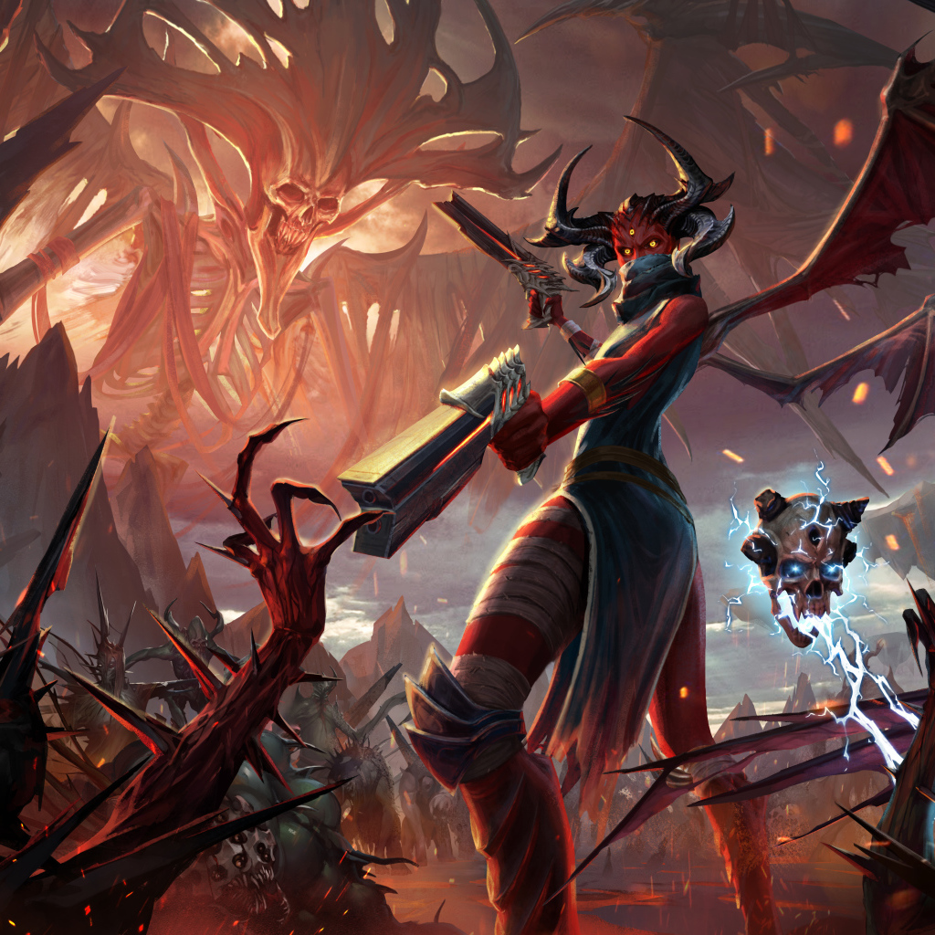 Постер компьютерной игры Metal: Hellsinger, 2021