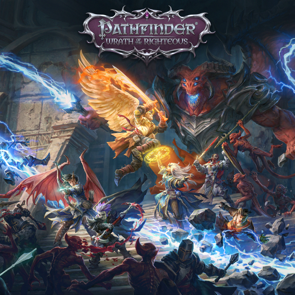 Постер новой компьютерной игры  Pathfinder: Wrath of the Righteous, 2021