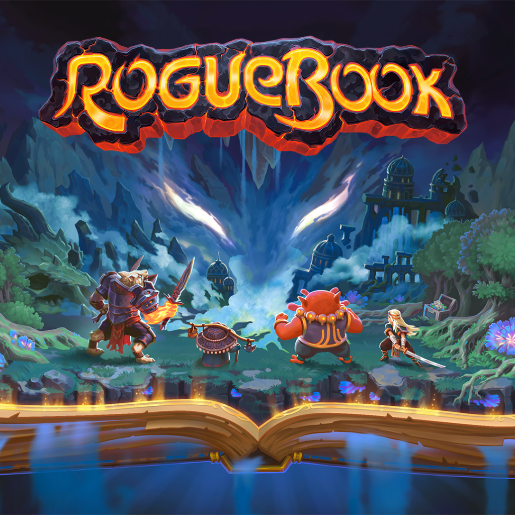 Постер с логотипом компьютерной игры Roguebook, 2021