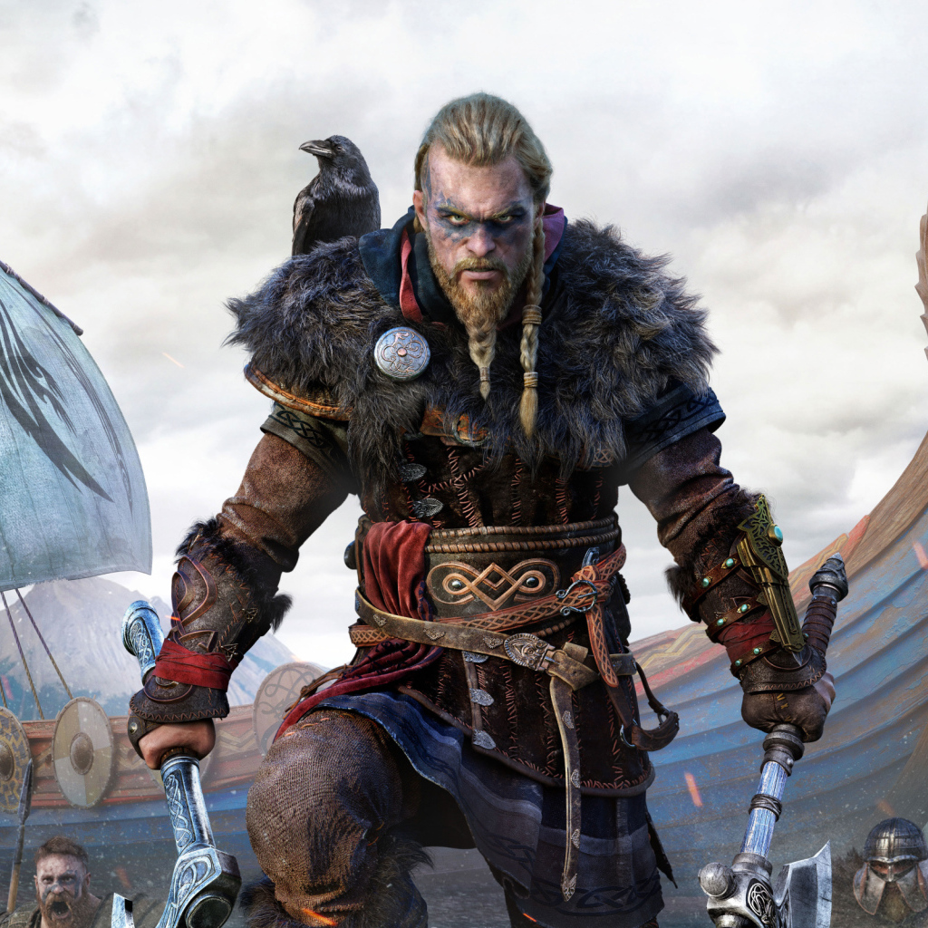 Викинг из компьютерной игры Assassin’s Creed Valhalla